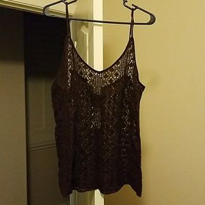 NWT Women's Old Navy XXL macrame tank top